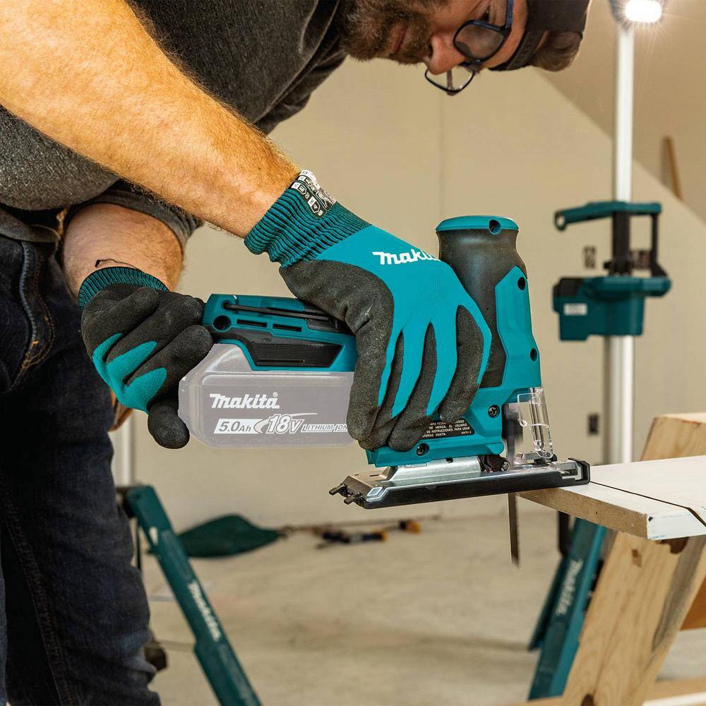 Makita XVJ05Z 18-Volt LxT Lithium-Ion Brushless Cordless Barrel Grip Jig Saw (Tool Only) Makita XVJ05Z 18-Volt LxT Lithium-Ion Brushless Cordless Barrel Grip Jig Saw (Tool Only) - Image 12