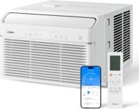 Midea 12,000 BTU EasyCool Window Air Conditioner, Dehumidifier and Fan - Cool, Circulate and Dehumidify up to 550 Sq. Ft., Reusable Filter, Remote Control