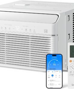 Midea 12,000 BTU EasyCool Window Air Conditioner, Dehumidifier and Fan - Cool, Circulate and Dehumidify up to 550 Sq. Ft., Reusable Filter, Remote Control