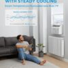 Midea 8,000 BTU Smart Inverter Air Conditioner Window Unit with Heat and Dehumidifier – Cools up to 350 Sq. Ft., Energy Star Rated, Quiet Operation, Electronic Controls, Remote Control, White Midea 8,000 BTU Smart Inverter Air Conditioner Window Unit with Heat and Dehumidifier – Cools up to 350 Sq. Ft., Energy Star Rated, Quiet Operation, Electronic Controls, Remote Control, White