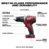 Milwaukee 2691-22 M18 18V Lithium-Ion Cordless Drill Driver/Impact Driver Combo Kit (2-Tool) W/ Two 1.5Ah Batteries, Charger Tool Bag