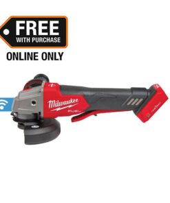 Milwaukee 2882-20 M18 FUEL 18V Lithium-Ion Brushless Cordless 4-1/2 in./5 in. Braking Grinder With Paddle Switch (Tool-Only)
