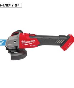 Milwaukee 2883-20 M18 FUEL 18V Lithium-Ion Brushless Cordless 4-1 2 in. 5 in. Braking Grinder with Slide Switch (Tool-Only)27