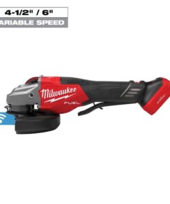 Milwaukee 3672-20 M18 FUEL ONE-KEY 18V Lithium-Ion Brushless Cordless 4-1/2 in./6 in. Variable Speed Braking Grinder w/Paddle Switch
