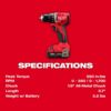 Milwaukee 3692-22CT M18 18V Lithium-Ion Brushless Cordless Compact Drill/Impact Combo Kit (2-Tool) w/(2) 2.0 Ah Batteries, Charger & Bag