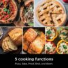 Ninja Artisan Outdoor Pizza Oven, 12-inch, 3-minute Pizza, Neapolitan, Thin Crust, New York Chicago, Custom, 700F Max Temperature, Electric Heat, Bake, Broil, Proof, Warm, MO201 Ninja Artisan Outdoor Pizza Oven, 12-inch, 3-minute Pizza, Neapolitan, Thin Crust, New York Chicago, Custom, 700F Max Temperature, Electric Heat, Bake, Broil, Proof, Warm, MO201