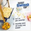 Nostalgia Popcorn Maker Machine - Professional Cart With 8 Oz Kettle Makes Up to 32 Cups - Vintage Popcorn Machine Movie Theater Style - Navy & Gold Nostalgia Popcorn Maker Machine - Professional Cart With 8 Oz Kettle Makes Up to 32 Cups - Vintage Popcorn Machine Movie Theater Style - Navy & Gold