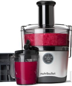 NutriBullet Juicer Pro Centrifugal Juicer Machine for Fruit, Vegetables, and Food Prep, 27 Ounces/1.5 Liters, 1000 Watts, Silver, NBJ50200