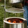Outpost Grill 19 - Campfire Grill- Breeo X Series Accessory - Stainless Steel, Durable, USA Made - Campfire Grate - Camping Cooking Rack - Fire Pit Accessories