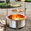 Outpost Grill 24 - Campfire Grill - Breeo X Series Accessory - Stainless Steel, Durable, USA Made - Campfire Grate - Camping Cooking Rack with Carrying Bag - Fire Pit Accessories Outpost Grill 24 - Campfire Grill - Breeo X Series Accessory - Stainless Steel, Durable, USA Made - Campfire Grate - Camping Cooking Rack with Carrying Bag - Fire Pit Accessories