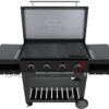 Charbroil 463285924 36" Performance Series Deluxe Propane Gas Griddle with Cart 4 Burner Flat Top Grill, Black