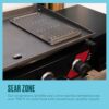Charbroil 463285924 36" Performance Series Deluxe Propane Gas Griddle with Cart 4 Burner Flat Top Grill, Black