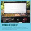 Charbroil 463285924 36" Performance Series Deluxe Propane Gas Griddle with Cart 4 Burner Flat Top Grill, Black