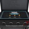 Charbroil 463285924 36" Performance Series Deluxe Propane Gas Griddle with Cart 4 Burner Flat Top Grill, Black