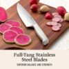 Premier by Calphalon® 15-Piece Knife Set with SharpIN™ EdgeTech, Stainless Steel Handles