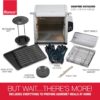 Ronco 6000 Platinum Series Rotisserie Oven, Digital Display, 12-Pound Capacity, Auto Shutoff, Includes Rotisserie Spit, Multi-Purpose Basket, 3 Cooking Functions: Rotisserie, Sear and No Heat Rotation Ronco 6000 Platinum Series Rotisserie Oven, Digital Display, 12-Pound Capacity, Auto Shutoff, Includes Rotisserie Spit, Multi-Purpose Basket, 3 Cooking Functions: Rotisserie, Sear and No Heat Rotation