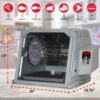 Ronco Digital Rotisserie Oven, Platinum Digital Design, Large Capacity (12lbs) Countertop Oven, Multi-Purpose Basket for Versatile Cooking Ronco Digital Rotisserie Oven, Platinum Digital Design, Large Capacity (12lbs) Countertop Oven, Multi-Purpose Basket for Versatile Cooking