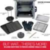 Ronco Modern Rotisserie Oven, Large Capacity (12lbs) Countertop Oven, Multi-Purpose Basket for Versatile Cooking, Easy-to-Use Controls, Stainless Steel