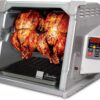 Ronco ST5000PLAT Digital Showtime Rotisserie, Platinum Edition, Cooks Food Perfectly Every Time, 3 Cooking Modes: Roast, Sear, and No Heat Rotation, Stainless Steel