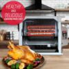 Ronco ST5000PLAT Digital Showtime Rotisserie, Platinum Edition, Cooks Food Perfectly Every Time, 3 Cooking Modes: Roast, Sear, and No Heat Rotation, Stainless Steel Ronco ST5000PLAT Digital Showtime Rotisserie, Platinum Edition, Cooks Food Perfectly Every Time, 3 Cooking Modes: Roast, Sear, and No Heat Rotation, Stainless Steel