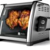 Ronco Showtime Large Capacity Rotisserie & BBQ Oven Modern Edition, Simple Switch Controls, Silicone Door Tie, Perfect Preset Rotation Speed, Self-Basting, Auto Shutoff, Includes Multipurpose Basket