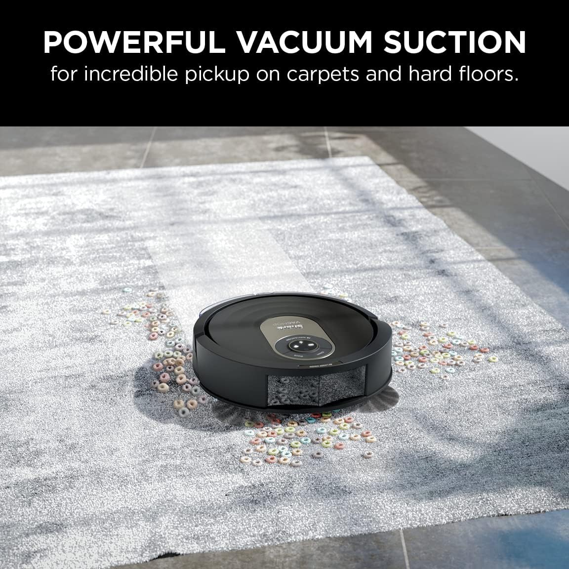 Shark AI Robot Vacuum & Mop with Self-Cleaning Brushroll for Floors, Carpet Black Silver (RV2001WD) With LiDAR Navigation25 Shark AI Robot Vacuum & Mop with Self-Cleaning Brushroll for Floors, Carpet Black/Silver (RV2001WD) With LiDAR Navigation