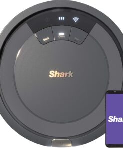 Shark AV753 ION Robot Vacuum, Tri-Brush System, Wifi Connected, 120 Min Runtime, Works with Alexa, Multi Surface Cleaning, Grey