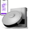 Shark IQ Robot Vacuum with Bagless Self-Empty 60 Day Capacity Base, Multi-Surface Cleaning, Powerful Suction, Pet Hair Pickup, for Carpets & Hardfloors, Home Mapping, White, RV2302AE