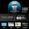 Shark IQ Robot Vacuum with Bagless Self-Empty 60 Day Capacity Base, Multi-Surface Cleaning, Powerful Suction, Pet Hair Pickup, for Carpets & Hardfloors, Home Mapping, White, RV2302AE