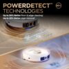 Shark Robot Vacuum & Mop Combo, PowerDetect NeverTouch Pro,Self-Emptying,Self-Refill with Self-Clean Pad Wash & Dry, 60-Day Debris Capacity,30-Day Refill Tank, 5PowerDetect Technologies,White,AV2800ZE