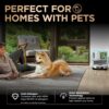 Shark Robot Vacuum & Mop Combo, PowerDetect NeverTouch Pro,Self-Emptying,Self-Refill with Self-Clean Pad Wash & Dry, 60-Day Debris Capacity,30-Day Refill Tank, 5PowerDetect Technologies,White,AV2800ZE