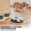 Shark Stratos 2-in-1 Robot Vacuum & Mop with 25+ Hands-Free Features & NeverTouch Self-Cleaning Base, Precision Mapping, Autolift Technology, HEPA Filtration, Edge Detect, AV2700ZE, White