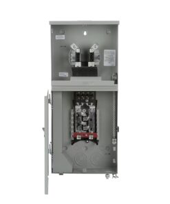 Siemens 200 -Amp 8 -Spaces 16 -Circuit Outdoor Main Breaker Meter Combo Load Center