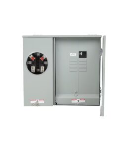 Siemens 200 -Amp 8 -Spaces 16 -Circuit Outdoor Main Breaker Meter Combo Load Center