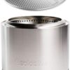 Solo Stove Bonfire Essential with Pellet Adapter Bundle | Smokeless Portable Stainless Steel Fire Pit with Stand,Lid, Carry Case, Removable Ash Pan & Pellet Adapter | Ideal for 4–6 People
