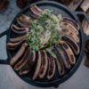 Solo Stove Bonfire Griddle + Hub, Cast Iron Cookware with Stainless steel Hub for 8” Elevation, Addition to Bonfire fire pit, Weight: 19.5lbs, Cooking surface diameter 17.75"
