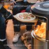 Solo Stove Bonfire Pi Fire Pizza Oven Accessory for Bonfire Fire Pit, Incl. Carry Case & Cordierite Pizza Stone, Wood Burning Assembly, Stainless Steel, (H x Dia) 16.9 x 19.3 in, 19.6 lbs
