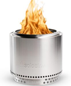 Solo Stove Bonfire with Stand | 19.5" Smokeless Fire Pit, Removable Ash Pan | Portable Stainless Steel Wood Burning Outdoor Fireplace, Ideal for 4–6 People, 21.75 lbs