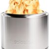 Solo Stove Bonfire with Stand | 19.5" Smokeless Fire Pit, Removable Ash Pan | Portable Stainless Steel Wood Burning Outdoor Fireplace, Ideal for 4–6 People, 21.75 lbs