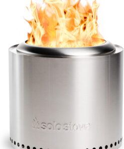 Solo Stove Ranger 2.0, 15 Inch Smokeless Fire Pit – Portable Stainless Steel Outdoor Fireplace with Carry Case - Lightweight Fireplace, Removable Ash Pan, Ideal for 2-4 People, 15lbs