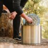 Solo Stove Ranger 2.0, 15 Inch Smokeless Fire Pit – Portable Stainless Steel Outdoor Fireplace with Carry Case - Lightweight Fireplace, Removable Ash Pan, Ideal for 2-4 People, 15lbs