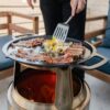 Solo Stove Yukon Griddle + Hub, Cast Iron Cookware with Stainless steel Hub for 8” Elevation, Addition to Yukon fire pit, Weight: 21 lbs, Cooking surface diameter: 17.75"