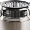 Solo Stove Yukon Grill Top & Hub – Cast Iron Cooktop with Stainless Steel Hub, 8” Elevated Grill Accessory for Yukon Fire Pit, 17.5