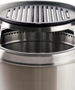 Solo Stove Yukon Grill Top & Hub – Cast Iron Cooktop with Stainless Steel Hub, 8” Elevated Grill Accessory for Yukon Fire Pit, 17.5" Diameter, 21.5 lbs