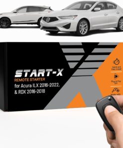 Start-X Remote Starter Kit for Acura ILX (2016, 2017, 2018, 2019, 2020, 2021, 2022) & RDX (2016-2018) Vehicles | Push-to-Start Ignition | Plug N Play | Lock 3X to Remote Start | Zero Wire Splicing