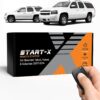 Start-X Remote Starter Kit for Chevrolet Tahoe, Yukon, Suburban (2007, 2008, 2009, 2010, 2011, 2012, 2013, 2014) Vehicles | Key Ignition | Plug N Play | Lock 3X to Remote Start | Zero Wire Splicing