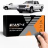 Start-X Remote Starter Kit for Chevy Silverado & GMC Sierra (2007, 2008, 2009, 2010, 2011, 2012, 2013) Trucks | Key Ignition | Plug N Play Install | Lock 3X to Remote Start | Zero Wire Splicing
