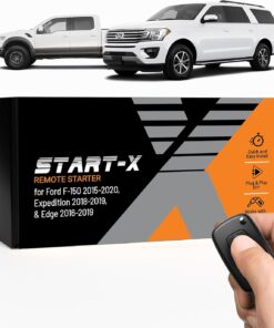 Start-X Remote Starter Kit for F-150 (2015-2020), Edge (2016-2019) & Expedition (2018-2019) Vehicles | Push-to-Start & Key Ignition | Plug N Play Install | Press Lock-Unlock-Lock to Remote Start