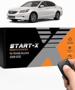 Start-X Remote Starter Kit for Honda Accord (2008, 2009, 2010, 2011, 2012) Vehicles | Key Ignition | Plug N Play Install | Lock 3X to Remote Start | Zero Wire Splicing