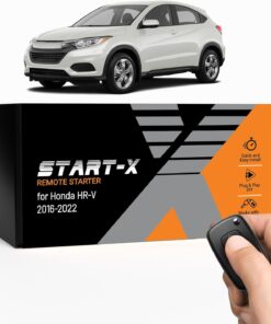 Start-X Remote Starter Kit for Honda HR-V (2016, 2017, 2018, 2019, 2020, 2021, 2022) Vehicles | Key Ignition | Plug N Play Install | Lock 3X to Remote Start | Zero Wire Splicing